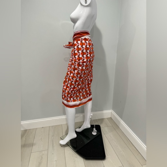 $290 SILVIA TCHERASSI Giulia Skirt Pareo size S - Picture 7 of 10